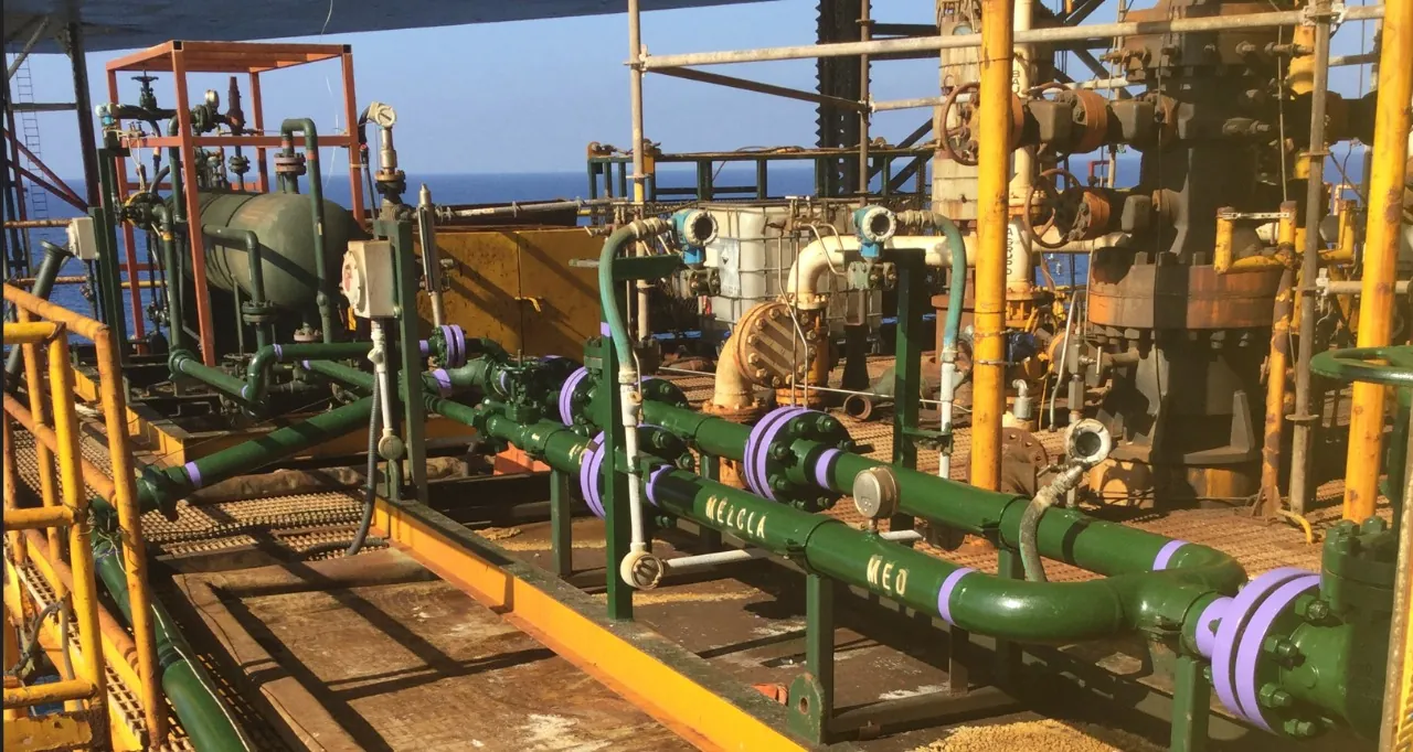 Medición de Fluidos en Plataformas Marinas